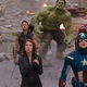 The Avengers stare up at their new corporate overlords.